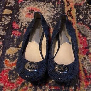 MK Navy Blue Flats